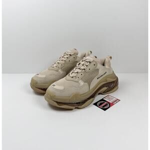 Size 41EU/11W - Balenciaga Triple S Beige